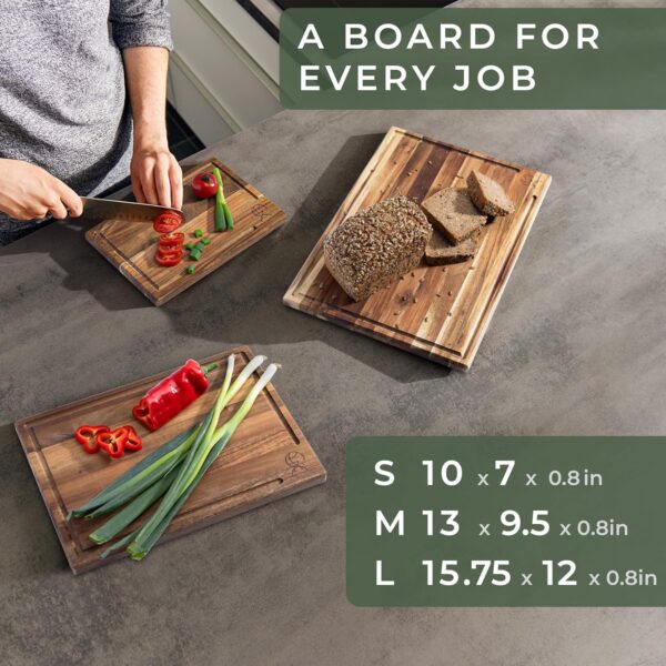 Bamboo Cutting Board Set - Image 2